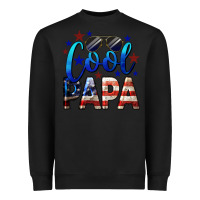 Black Cool Papa American Heavyweight Sweatshirt - LillyAllenDesigns