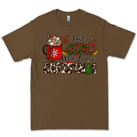 Cacao just a girl who loves christmas Premium Tee - CowhideDigitalArt