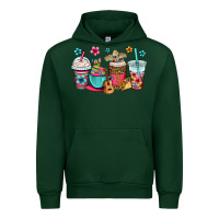 Forest Green mexico fiesta coffee cups Urban Hoodie - OliviaCreatesArt