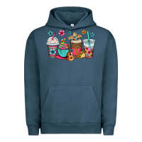 Pigment Midnight Navy mexico fiesta coffee cups Urban Hoodie - OliviaCreatesArt