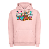 Pigment Salmon mexico fiesta coffee cups Urban Hoodie - OliviaCreatesArt