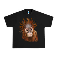 Black baby orangutan Urban Heavy Tee - LillyAllenDesigns
