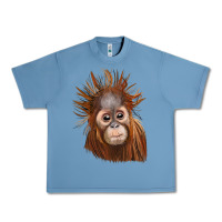 Pebble Blue baby orangutan Urban Heavy Tee - LillyAllenDesigns
