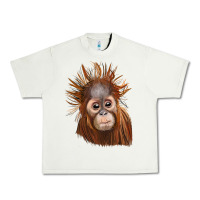 Pistachio baby orangutan Urban Heavy Tee - LillyAllenDesigns