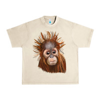 Sandshell baby orangutan Urban Heavy Tee - LillyAllenDesigns