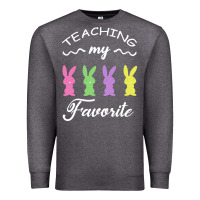 Charcoal Heather Teaching My Favorite Bunny Premium Sweatshirt - Bettercallsaul