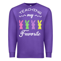 Purple Teaching My Favorite Bunny Premium Sweatshirt - Bettercallsaul