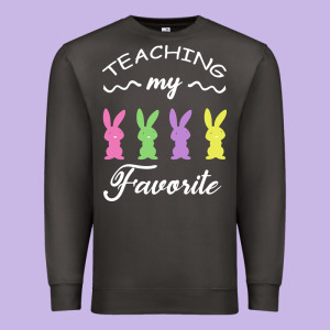 Teaching My Favorite Bunny Premium Sweatshirt Designed By Bettercallsaul