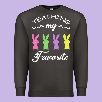 Teaching My Favorite Bunny Premium Sweatshirt Designed By Bettercallsaul