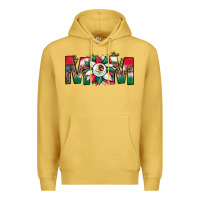 Antique Gold mexican flag sunflower mom leopard Premium Hoodie - JahusDesignShop