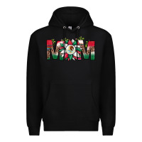 Black mexican flag sunflower mom leopard Premium Hoodie - JahusDesignShop