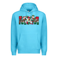 Ocean Blue mexican flag sunflower mom leopard Premium Hoodie - JahusDesignShop