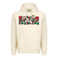 Mexican Flag Sunflower Mom Leopard Premium Hoodie | Teevron