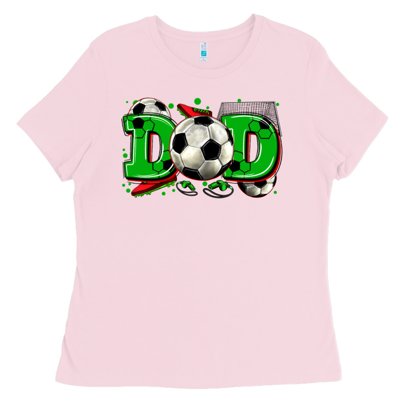 Dad Soccer Ladies Tee by Zillion Design Studio | Teevron