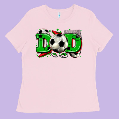 Dad Soccer Ladies Tee Designed By Zillion Design Studio