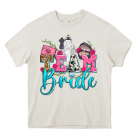 Cream team bride Heavy Core Tee - Zillion Design Studio