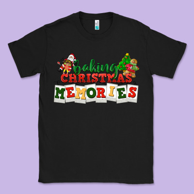 Baking Christmas Memories Classic Tee Designed By Nancycooperartshop