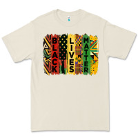 Bone junetheenth black livesmatter brush stroke Premium Tee - HRA Design Shop