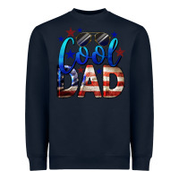 Navy Cool American Dad Heavyweight Sweatshirt - LillyAllenDesigns