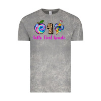Cloud Rock hello first grade tie dye 3200x2400 Vintage Tee - AdoDesignShop