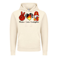 Vintage Artic peace love firefighter Vintage Hoodie - Artiststas