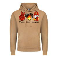 Vintage Camel peace love firefighter Vintage Hoodie - Artiststas