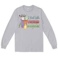 Moon Dust i feel like garbage raccoon Long Sleeve Tee - MaliasSmallBusiness