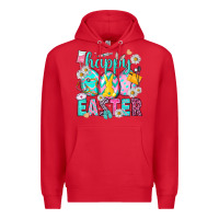 Red Happy Easter eggs Nurse Premium Hoodie - NancyCooperArtShop