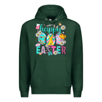 Sports Green Happy Easter eggs Nurse Premium Hoodie - NancyCooperArtShop