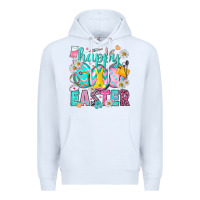 White Happy Easter eggs Nurse Premium Hoodie - NancyCooperArtShop