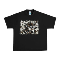 Black cowhide background Urban Heavy Tee - BarkalooDesign