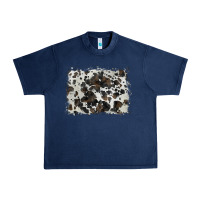 Navy cowhide background Urban Heavy Tee - BarkalooDesign