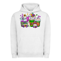 Pigment Lunar Rock mardi gras gnomes coffee cups Urban Hoodie - OliviaCreatesArt