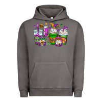 Pigment Tornado mardi gras gnomes coffee cups Urban Hoodie - OliviaCreatesArt