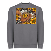 Storm sunflowers cowhide leopard mousepad Heavyweight Sweatshirt - Jasminsmagicworld