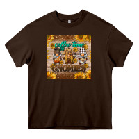 Chocolate Brown coffee time gnomies mug coaster Heavy Core Tee - BarkalooDesign