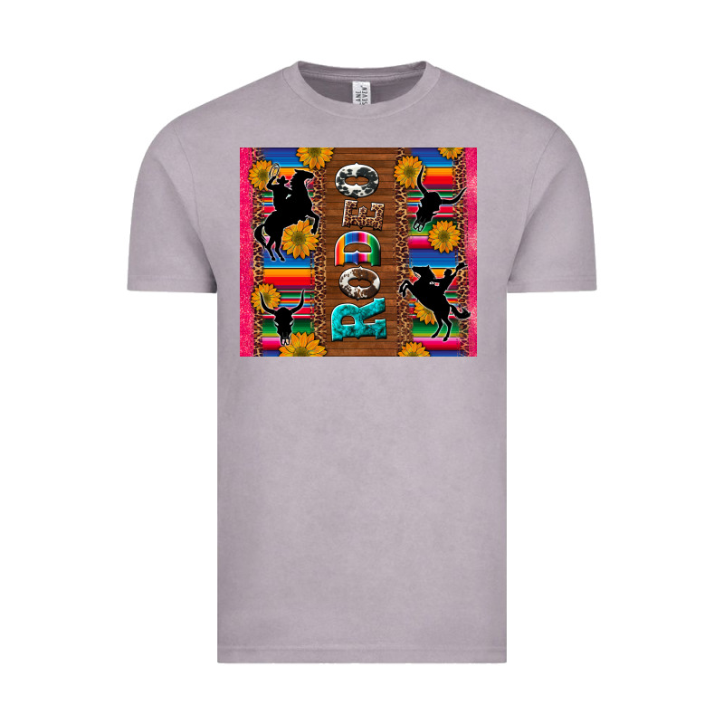 Rodeo Serape Leopard Glitter Vintage Tee by Artiststas | Teevron