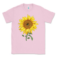 Bubblegum Pink bambino sunflower Classic Tee - LillyAllenDesigns