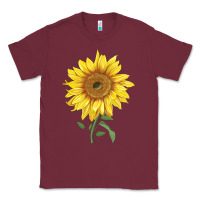 Burgundy bambino sunflower Classic Tee - LillyAllenDesigns