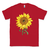 Red bambino sunflower Classic Tee - LillyAllenDesigns