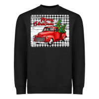 Black merry christmas mousepad Heavyweight Sweatshirt - Jasminsmagicworld