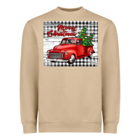 Mushroom merry christmas mousepad Heavyweight Sweatshirt - Jasminsmagicworld