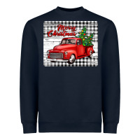 Navy merry christmas mousepad Heavyweight Sweatshirt - Jasminsmagicworld