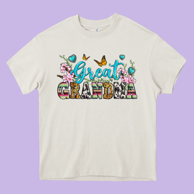 Great Grandma Heavy Core Tee Designed By Zillion Design Studio