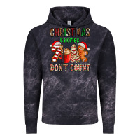 Cloud Black christmas calories dont count with  christmas tree cake and cookies ad Vintage Hoodie - AdoDesignShop