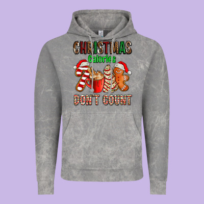Christmas Calories Dont Count With  Christmas Tree Cake And Cookies Ad Vintage Hoodie Designed By Adodesignshop