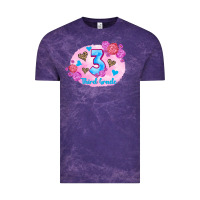 Cloud Purple back to school flowers third grade 3200x2400 Vintage Tee - AdoDesignShop