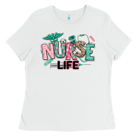 White nurse life Ladies Tee - texasbilliewilder