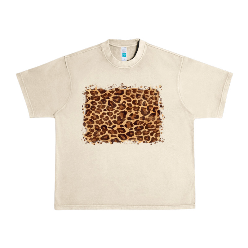 Leopard Background Urban Heavy Tee by BarkalooDesign | Teevron