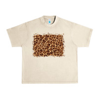 Sandshell leopard background Urban Heavy Tee - BarkalooDesign